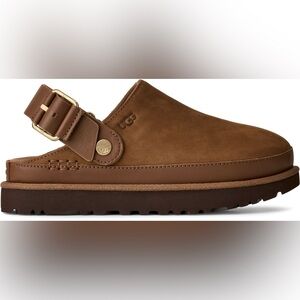 UGG Women’s Goldenstar Villa Clog - W9 - Molasses Brown